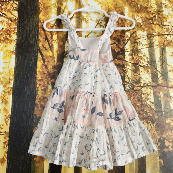 Catherine Malandrino Toddler Girls Baby 12 Months White Floral Print Dress - Picture 5 of 8